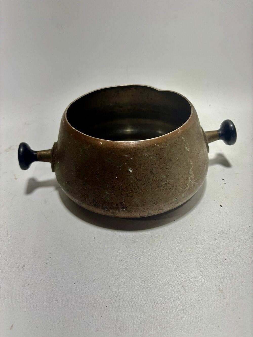 Vintage SPRING Switzerland Copper Fondue Pot Caquelon Cheese Fondue Cookware